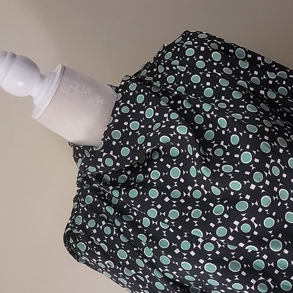Zara Print Contemporary Long Sleeve Blouse FIRM PRICE - Picture 3 of 10
